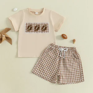 2-Piece Set with Short Sleeve Tee and Shorts
