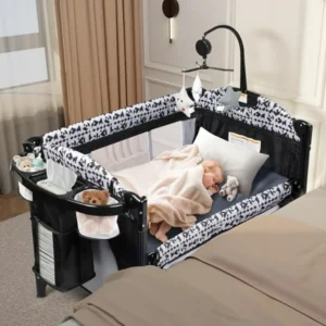 5-in-1 Pack and Play Baby Bassinet Bedside Sleeper