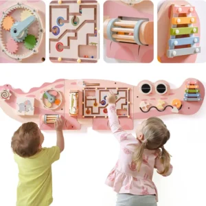 Robotime Robud Wooden Montessori Learning Activity Center